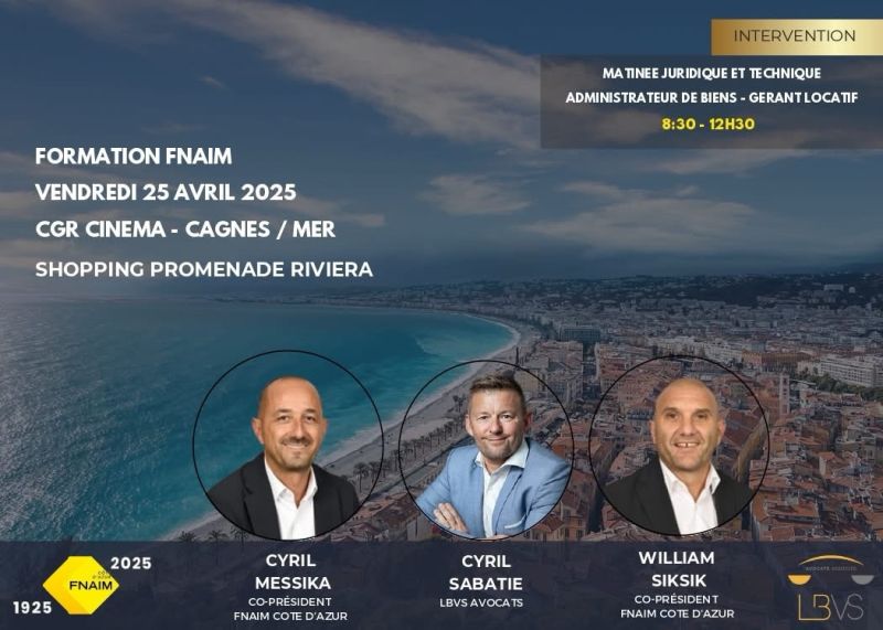 CyrilSABATIE's tweet photo. #immobilier #logement #agentimmo Matinée Gestion locative avec la @FnaimAzur le 25 avril 2025 https://t.co/rDa066wa9L