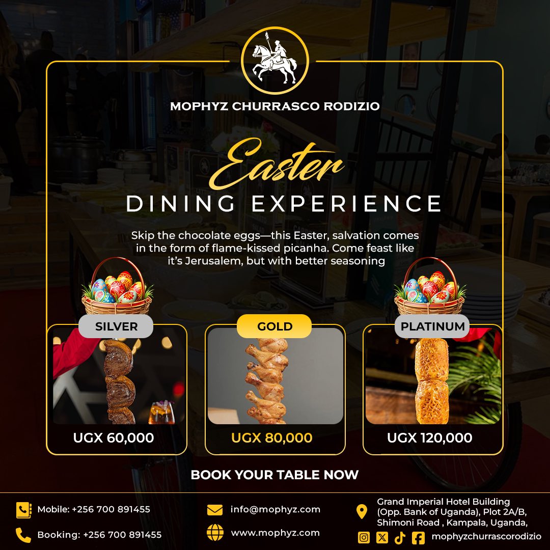 mophyzchurrasco's tweet image. Hop into Easter at Mophyz — April 20th!
Good vibes, great company, and egg-stra fun await! Don’t miss the celebration!
🐣✨🥳

#MophyzEaster #April20Vibes #HopIntoFun #EasterAtMophyz