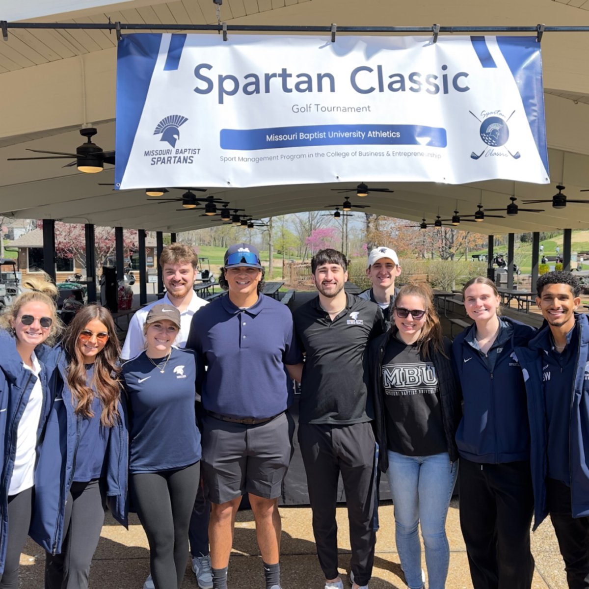 MBUAthletics's tweet photo. Getting set for the #SpartanClassic Golf Tournament at Whitmoor Country Club with a 1 PM Shotgun Start @MoBaptistU https://t.co/l7VqS7U0xp