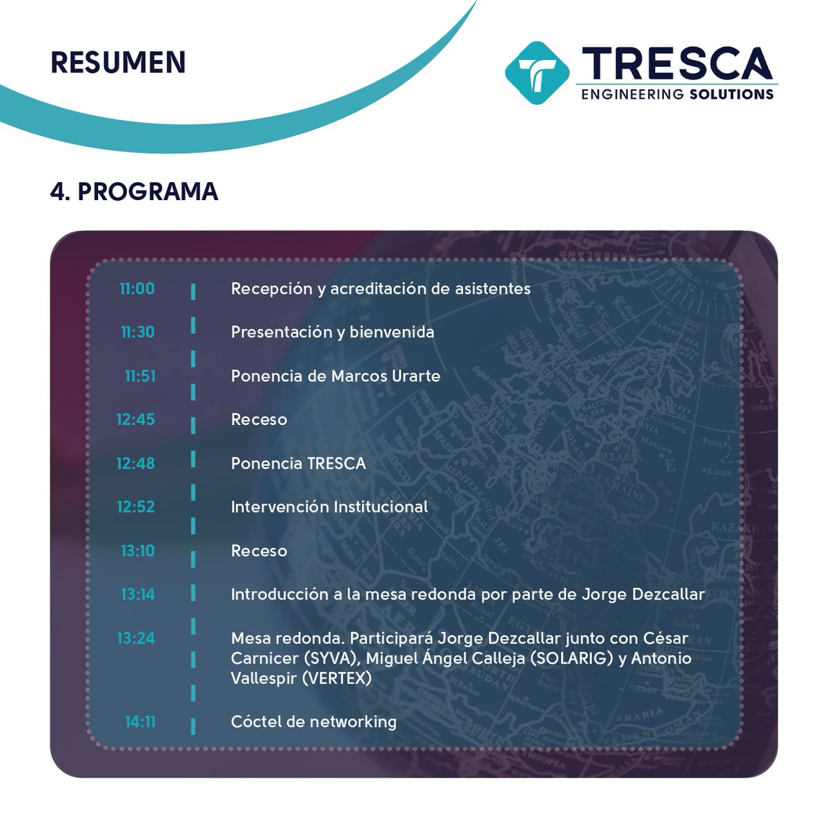 GrupoTresca's tweet photo. 🌟 Si el próximo jueves 10 de abril vas a estar con nosotros en #Valladolid, esta información… te interesa.
📋 Te contamos cómo se va a desarrollar el acto en el que analizamos cómo serán las relaciones de la #industria y la #economía de Castilla y León ante la nueva era #Trump https://t.co/DNKV4PdMHP