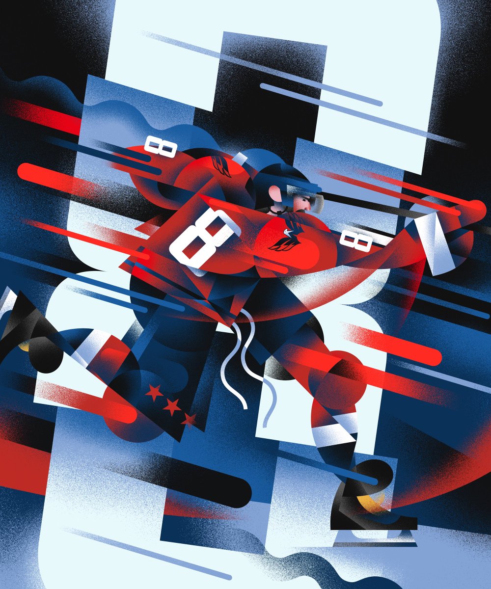 Dave Murray (@dave__murray) on Twitter photo New work for the <a href="/washingtonpost/">The Washington Post</a> - celebrating <a href="/ovi8/">Alex Ovechkin</a>’s incredible goal-scoring milestone. I remember watching Gretzky break Howe’s record (I was 8), and truly believed it would last forever. Incredible stuff.
Big thanks to AD <a href="/ChrisRukan/">Chris Rukan</a> for letting me do my thing with this. New work for the <a href="/washingtonpost/">The Washington Post</a> - celebrating <a href="/ovi8/">Alex Ovechkin</a>’s incredible goal-scoring milestone. I remember watching Gretzky break Howe’s record (I was 8), and truly believed it would last forever. Incredible stuff.
Big thanks to AD <a href="/ChrisRukan/">Chris Rukan</a> for letting me do my thing with this.