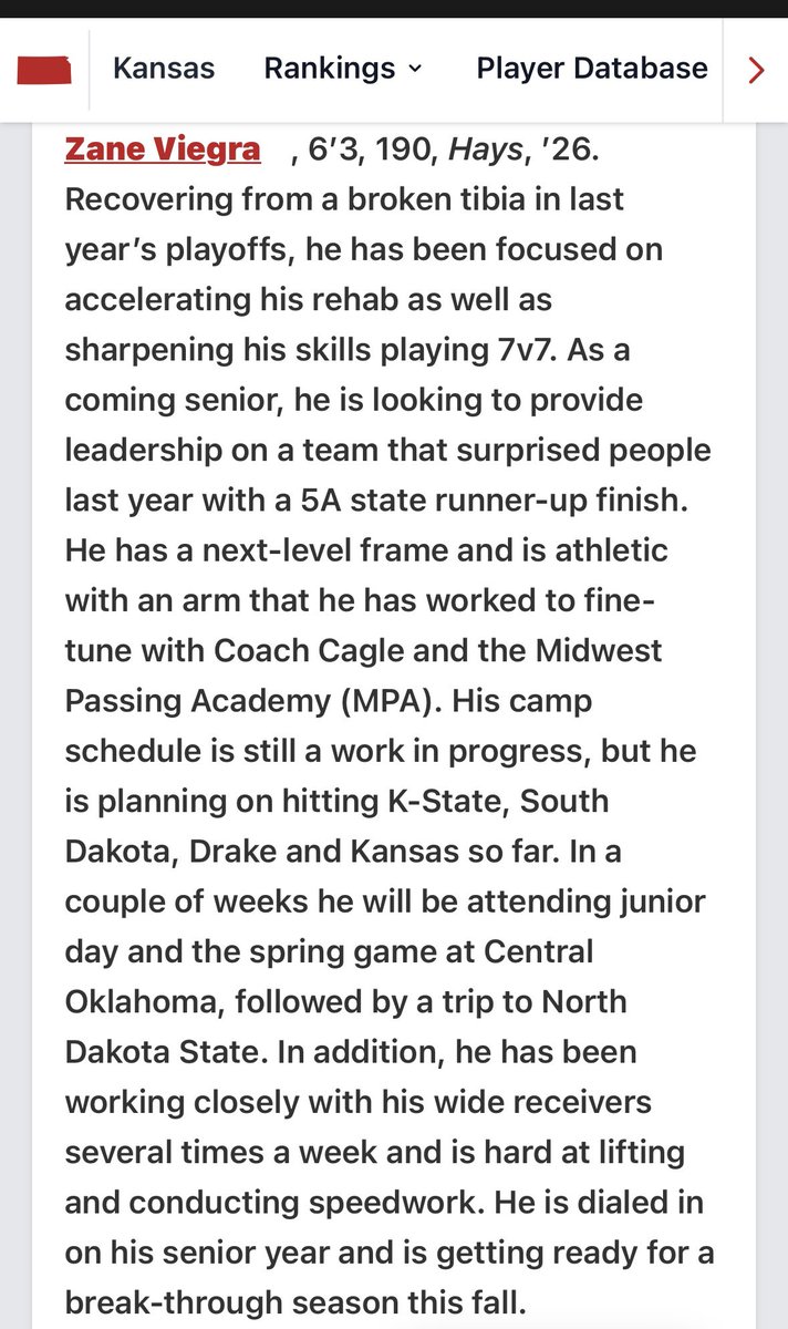 Zane Viegra (@zviegra) on Twitter photo Thank you, always appreciate it <a href="/cargile_wade/">CoolDaddyO</a> !
<a href="/CoachKyleKempt/">Kyle Kempt</a> <a href="/CoachJoeWoodley/">Coach Joe Woodley</a> <a href="/JoeBeschorner/">Joe Beschorner</a> <a href="/Pbriningstool/">Patrick Briningstool</a> <a href="/AdamDorrel/">Adam Dorrel</a> <a href="/QBUniverseQBU/">QBUniverse</a> <a href="/QBHitList/">QBHitList.com</a> <a href="/sixstarfootball/">Six Star Football | PLUS+</a> <a href="/PlayBookAthlete/">PLAYBOOK ATHLETE</a> Thank you, always appreciate it <a href="/cargile_wade/">CoolDaddyO</a> !
<a href="/CoachKyleKempt/">Kyle Kempt</a> <a href="/CoachJoeWoodley/">Coach Joe Woodley</a> <a href="/JoeBeschorner/">Joe Beschorner</a> <a href="/Pbriningstool/">Patrick Briningstool</a> <a href="/AdamDorrel/">Adam Dorrel</a> <a href="/QBUniverseQBU/">QBUniverse</a> <a href="/QBHitList/">QBHitList.com</a> <a href="/sixstarfootball/">Six Star Football | PLUS+</a> <a href="/PlayBookAthlete/">PLAYBOOK ATHLETE</a>