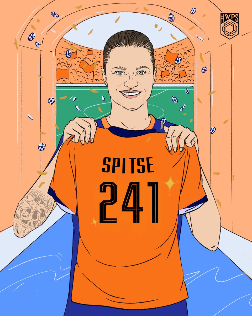 🇳🇱 History is made 🤩

Netherlands’ <a href="/SheridaSpitse/">Sherida Spitse</a> becomes Europe’s most-capped player 👏

#WePlayStrong || #UWNL || <a href="/oranjevrouwen/">OranjeLeeuwinnen</a>