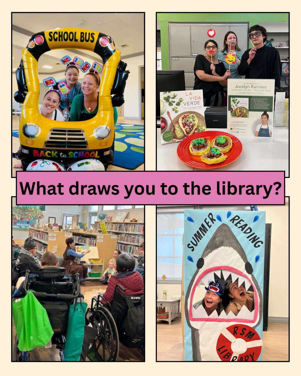 ocpublib's tweet photo. Happy National Library Workers Day!
From planning fun, engaging programs to promoting free books and resources, there is plenty that keeps us coming back to the library.
What draws you to the library?
#OCPL #OCPublicLibraries #libraryfun #nationallibraryweek #nlwd25 https://t.co/rF7t08oY4r
