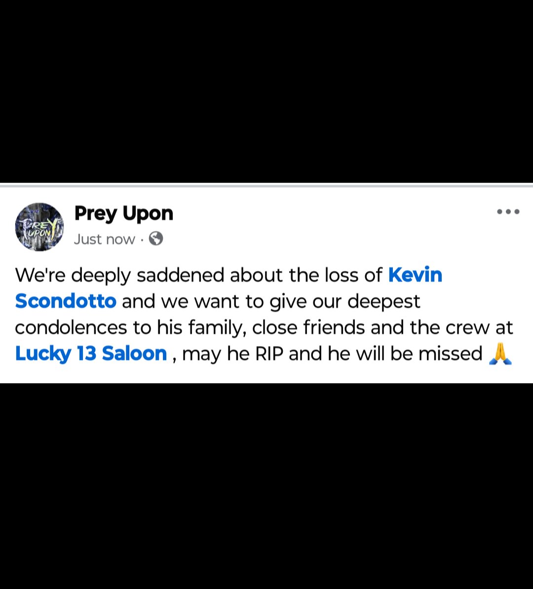 A big blow to the NYC scene and we're at loss of words. May he RIP 🙏

#nycmetal #condolences #metal #castleheights #lucky13saloon #blackthorn51 #rock