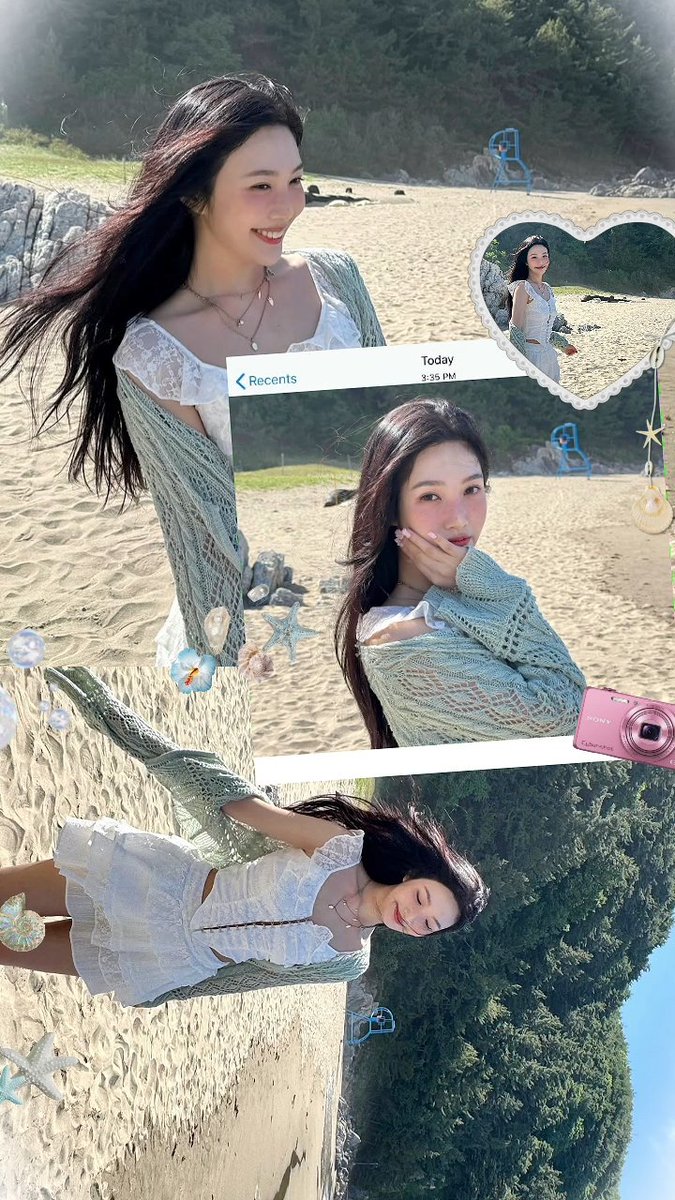 𐙚  ๋࣭ ⭑⌨️  ֗   그들이 여기서 촬영해야 한다고 했지만, 해변은 다른 계획이 있었어요—제 작은 피서지가 되어버렸죠. 짭짤한 바람, 물 위에서 춤추는 햇빛, 그리고 이 풍경? 일이라고 부르기에는 너무 좋았어요. 어쩌면 행복은 정말 바닷가에 사는 걸지도 몰라.   ౨ৎ  ˖ ࣪ ⊹  ָ֢ ᖗ