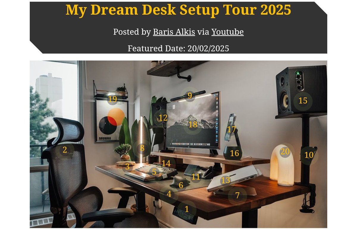 CyberTechWare's tweet image. Design the perfect tech workspace - check out our curated desk setup feed! 🌟 CyberTechWare.com. #TechDesk #DeskSetup #Burotic #HCNT #Flexispot #Ysagi #Skyloong #Logitech #Zewwen #Govee #Quntis #PreSonus #HiDock #Shure #Apple #MacBook #Sanyun #Focusrite #Belkin #iPhone #LG…