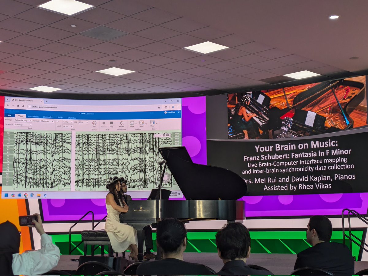 Brain on Music! Such a fascinating topic. Amazed to learn the impact of live music on our brains.
<a href="/AANmember/">American Academy of Neurology</a> <a href="/bensalem_owen/">Meriem Bensalem-Owen, MD, FAES, FANA, FACNS</a> <a href="/Zabeen_mahuwala/">ZABEEN KAIZAR MAHUWALA</a> 
<a href="/SallyMathiasMD1/">Sally Mathias, MD</a> 
<a href="/NeuroUky/">UKentucky Neurology Residency</a>