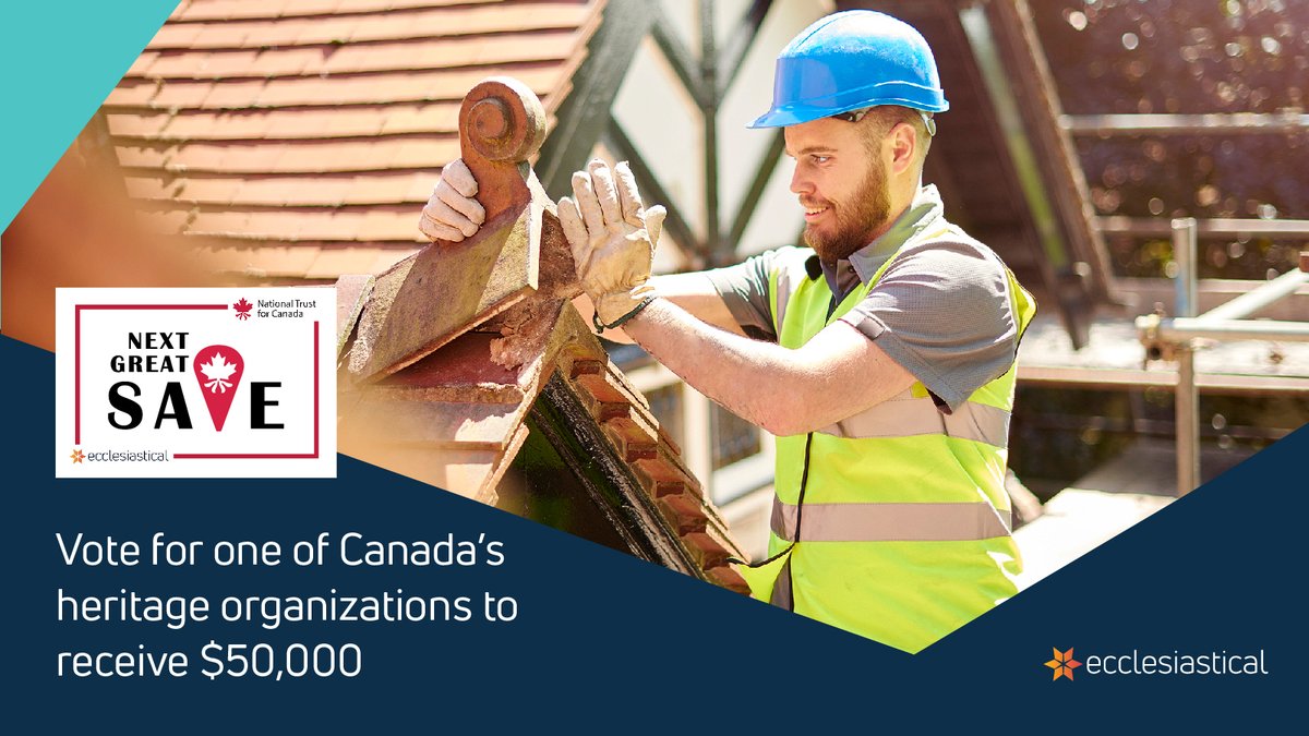 The 12 finalists for this year's Next Great Save competition run by the @NationalTrustCA have been announced! These historic places are competing for a chance to win a $50K prize to help protect or renew their future. Help keep history alive--vote now: bit.ly/4hZWjWa