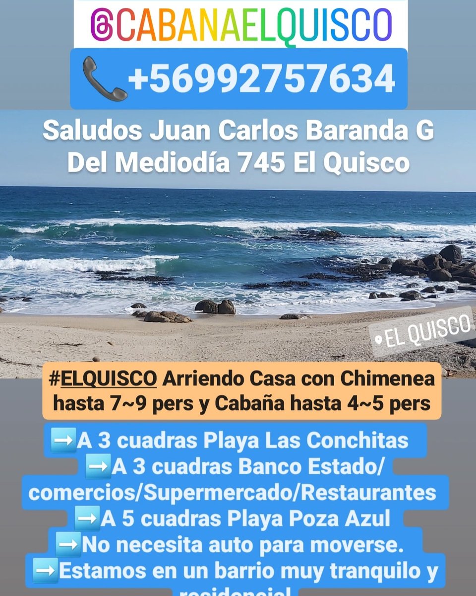 Arriendo El Quisco tweet media