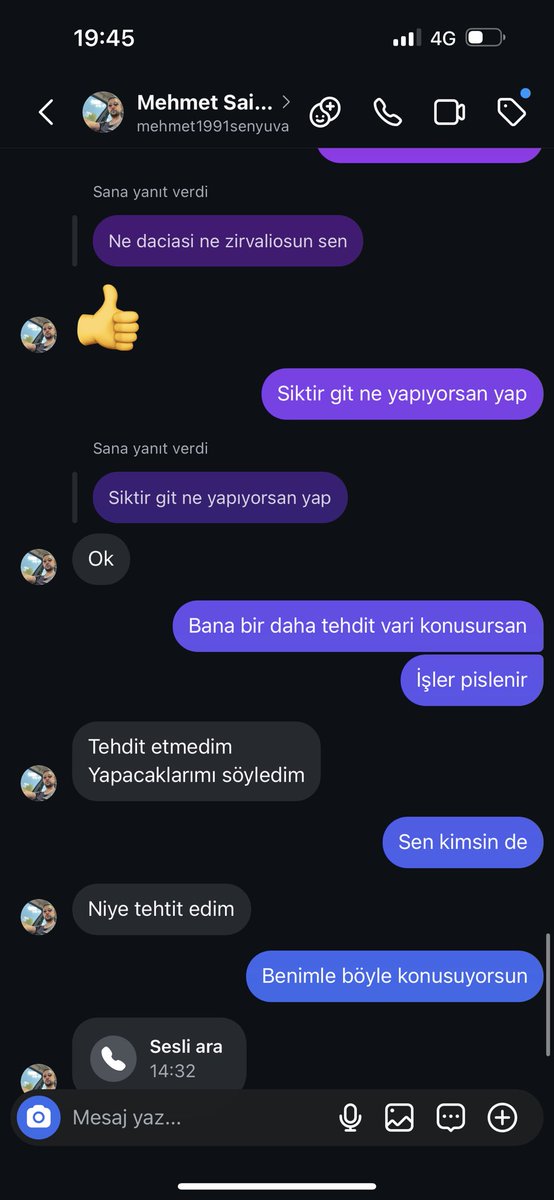 Hiç bir mesajı kapatmadan korkmadan paylaşıyorum utanacak çekinecek ben değilim bu zihniyet çok korkunç
