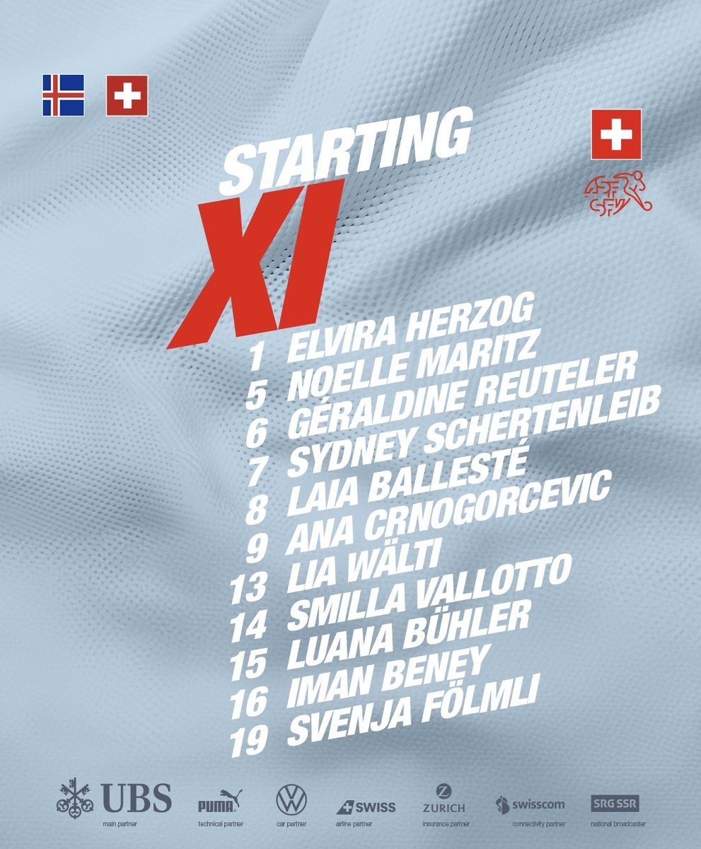 FootballSwissEN's tweet image. Underway in Reykjavik.

A first cap for Spanish-born Laia Ballesté. Svenja Fölmli plays for the first time since 2013.

#ISLSUI