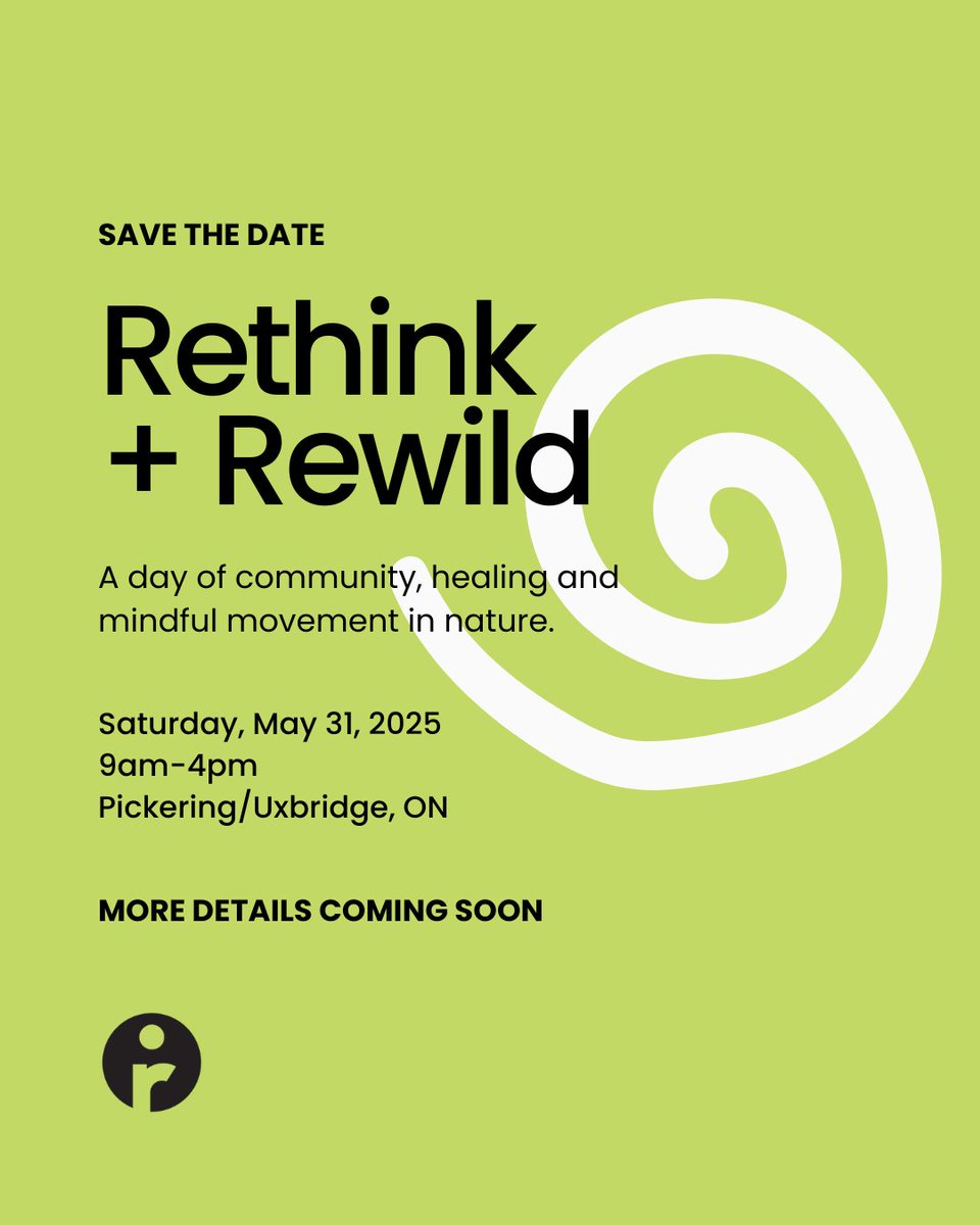 Save the date for the new community event we've been working on for you!💗

🌿Rethink + Rewild: a day of community, healing and mindful movement in nature.

📣Saturday, May 31, 2025 • 9am-4pm •  Pickering/Uxbridge, Ontario

More details coming soon! #bcsm #breastcancer