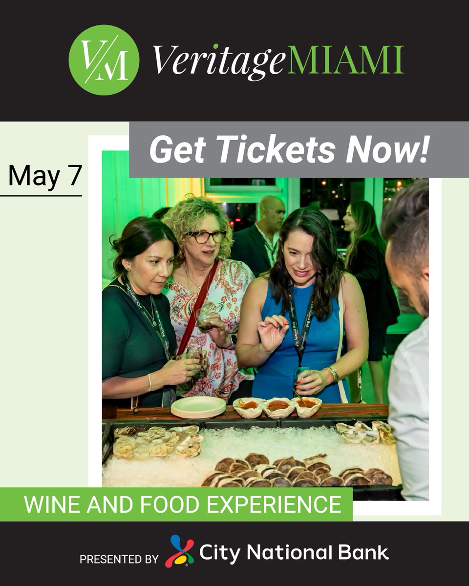 Join the fun at #VeritageMiami Wine and Food Experience! Taste, mingle &amp; vote for your top wineries and eateries. Your ticket supports United Way Miami and a #StrongerMiami. 🎟️ Grab your tickets today! bit.ly/4jtHBId