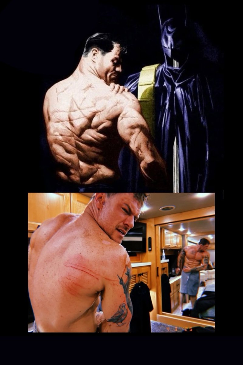 I knew this looked familiar. 🦇 #batman #dcu #AlanRitchson