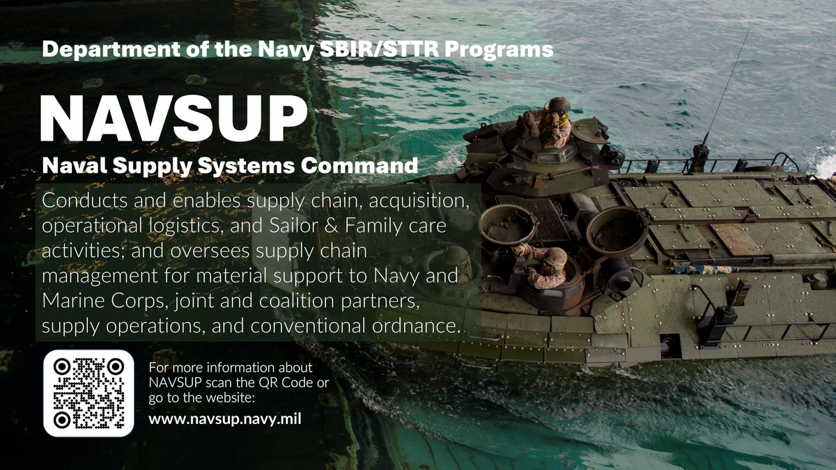 (1/2) Our SYSCOM of the Day is the Naval Supply Systems Command! <a href="/NAVSUP/">Naval Supply Systems Command</a> conducts and enables supply chain, acquisition, operational logistics, and Sailor &amp; Family care activities; and oversees supply chain management for material support to Navy and Marine Corps, (cont.)