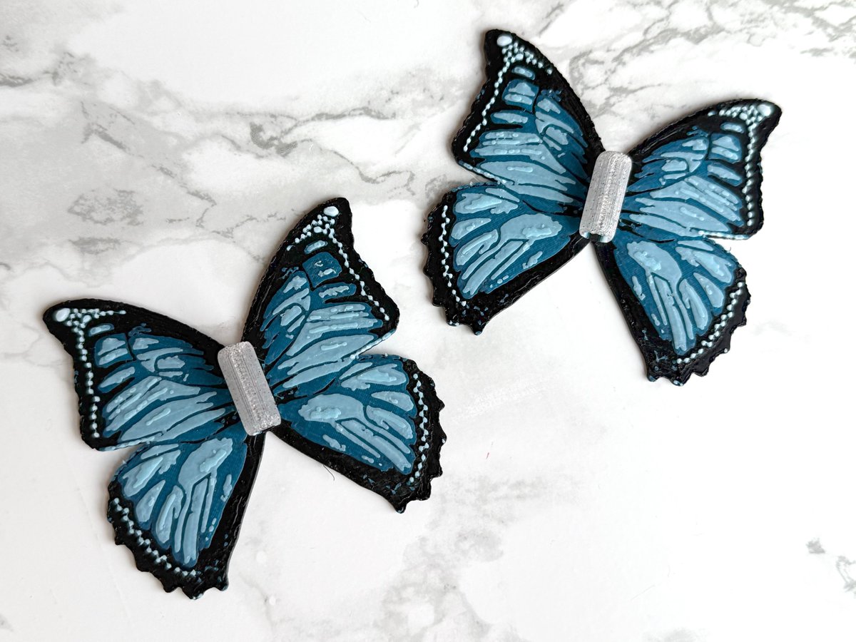 PenolopyBulnick's tweet photo. Butterfly sweatshirt string beads for the @printablescom Beads Contest! I used a regular butterfly design but then also used my #Craiyon and #Hueforge butterfly wings.

https://t.co/kz6YrwPRI6

#3Dprint #3Dprinting #3Dprinted #3DprintFashion #Printables https://t.co/L5zLWS1juY