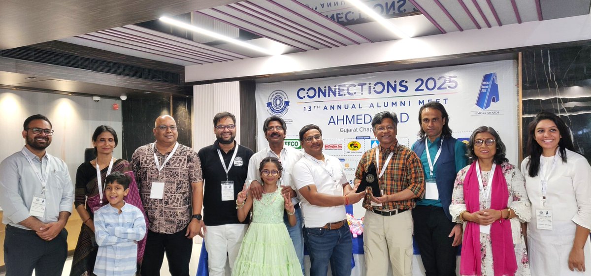IIMC Alumni Association (@iimcaa) on Twitter photo Connections 2025 Ahmedabad - Gujarat Chapter | 05 April 2025 #IIMC #IIMCAA #Connections #Ahmedabad #Gujarat 01/08
<a href="/iamnrb/">Shivendra Madhusudan</a> <a href="/altertwit/">Susim Mohanty (SuMo Says)</a> <a href="/arvindian/">Arvind k</a> <a href="/Rashmi_C1/">Rashmi Chouhan</a> <a href="/YogaGuruDheeraj/">Yoga Guru Dheeraj</a> | <a href="/MauryaAmrita/">Amrita Maurya</a> <a href="/BiswasAnimesh/">Animesh Biswas 🇮🇳 অনিমেষ বিশ্বাস</a> <a href="/snehabh11/">Sneha Bhattacharjee</a> <a href="/TheSonamSaini/">Sonam Saini</a> <a href="/the_kaminipatil/">Kamini Patil</a> Connections 2025 Ahmedabad - Gujarat Chapter | 05 April 2025 #IIMC #IIMCAA #Connections #Ahmedabad #Gujarat 01/08
<a href="/iamnrb/">Shivendra Madhusudan</a> <a href="/altertwit/">Susim Mohanty (SuMo Says)</a> <a href="/arvindian/">Arvind k</a> <a href="/Rashmi_C1/">Rashmi Chouhan</a> <a href="/YogaGuruDheeraj/">Yoga Guru Dheeraj</a> | <a href="/MauryaAmrita/">Amrita Maurya</a> <a href="/BiswasAnimesh/">Animesh Biswas 🇮🇳 অনিমেষ বিশ্বাস</a> <a href="/snehabh11/">Sneha Bhattacharjee</a> <a href="/TheSonamSaini/">Sonam Saini</a> <a href="/the_kaminipatil/">Kamini Patil</a>