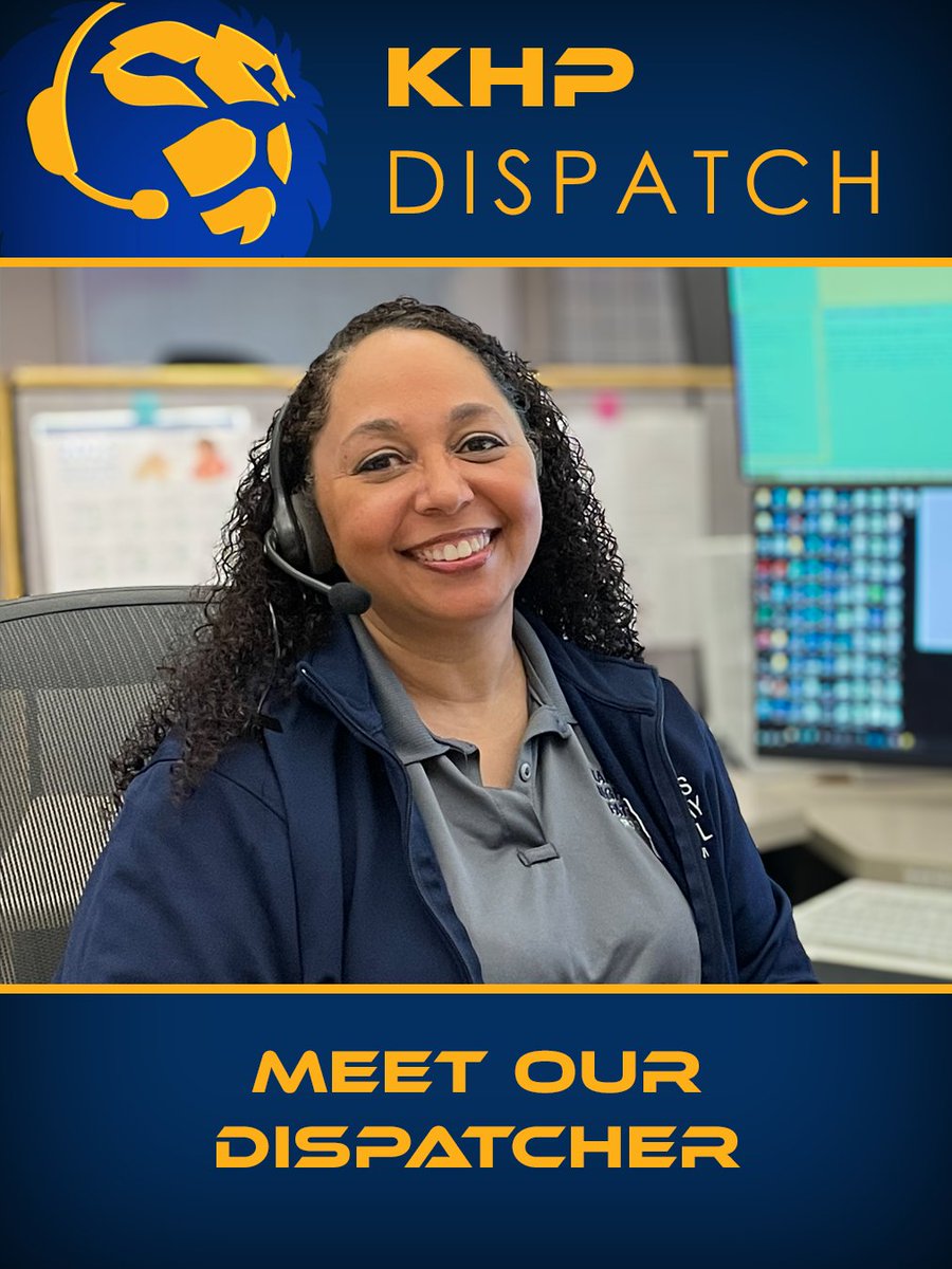 kshighwaypatrol's tweet photo. Happy National Public Safety Telecommunicators Week to Communications Specialist II Nikki Miles!

“Hello!  My name is Nikki and I have been a dispatcher for 23 years.  My favorite thing about being a dispatcher is working a fast-pace job that is unpredictable and exciting.  It is very rewarding to be of help to our Troopers and also to the public.  Before I became a dispatcher, I was an administrative assistant at Raytheon (BEECH) Aircraft in Domestic and International Spare Parts Shipping.  In my free time I like to help my mom work at her antique and collectibles store.”

⭐️The heroes behind the scenes⭐️

#NPSTW
#ThinGoldLine
#ServiceCourtesyProtection