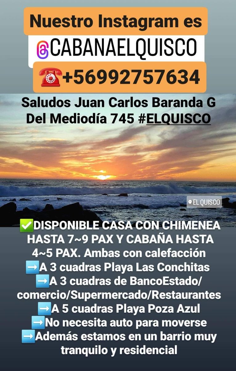 Arriendo El Quisco tweet media