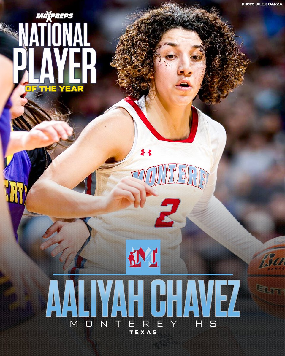 Aaliyah Chavez named MaxPreps National Player of the Year. 🏀🔥

Full story⬇️
maxpreps.com/news/V6hh2-WAO…