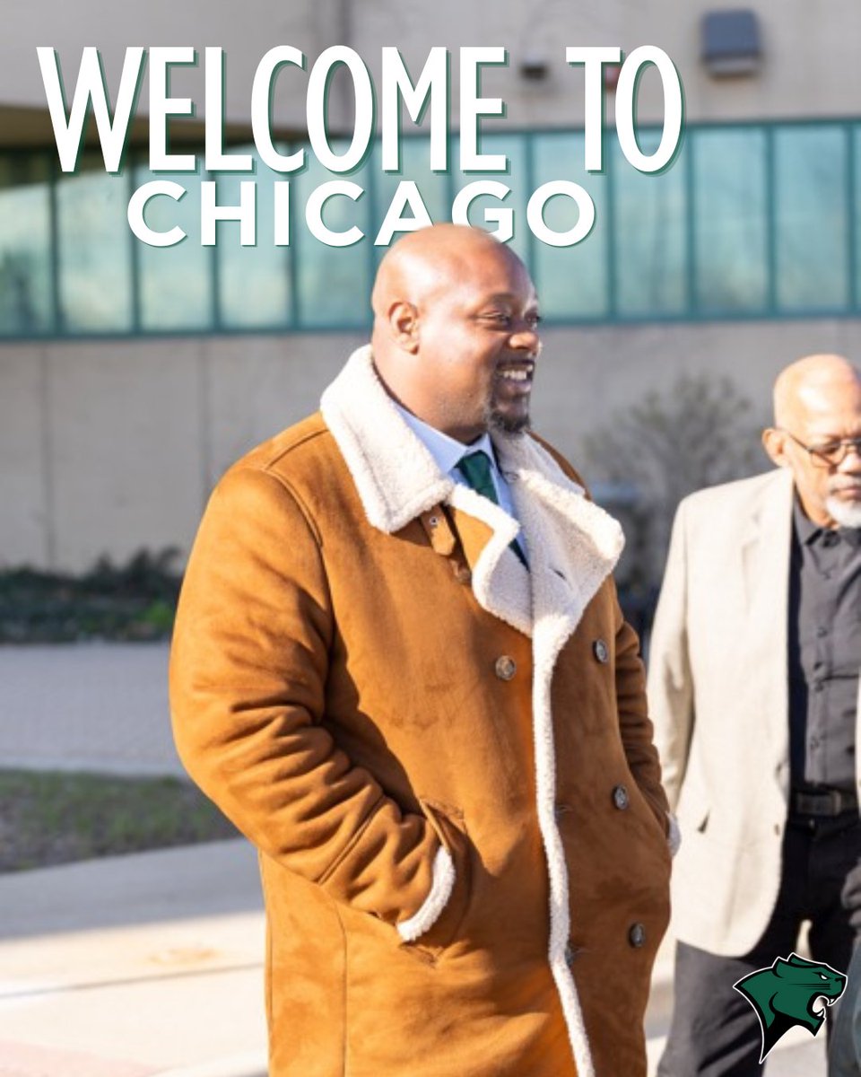 Chicago State Athletics (@chistatecougars) on Twitter photo Welcome to Chicago, Coach Rome! 
#chistatecougars #chistatefootball
Link to Press Release: gocsucougars.com/news/2025/4/8/… Welcome to Chicago, Coach Rome! 
#chistatecougars #chistatefootball
Link to Press Release: gocsucougars.com/news/2025/4/8/…