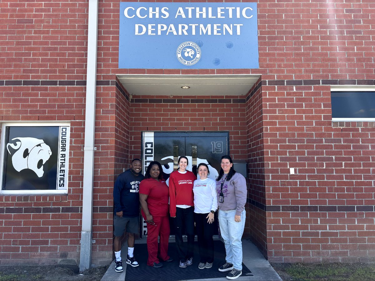 CCHS_AthleticsX's tweet photo. Special thanks to Lowcountry Urgent Care for providing Colleton County athletes with physicals this week!

CCHS Tuesday
CCMS Wednesday 
CCHS Thursday

@Coach_Kinloch https://t.co/r0CEHxO7Zu