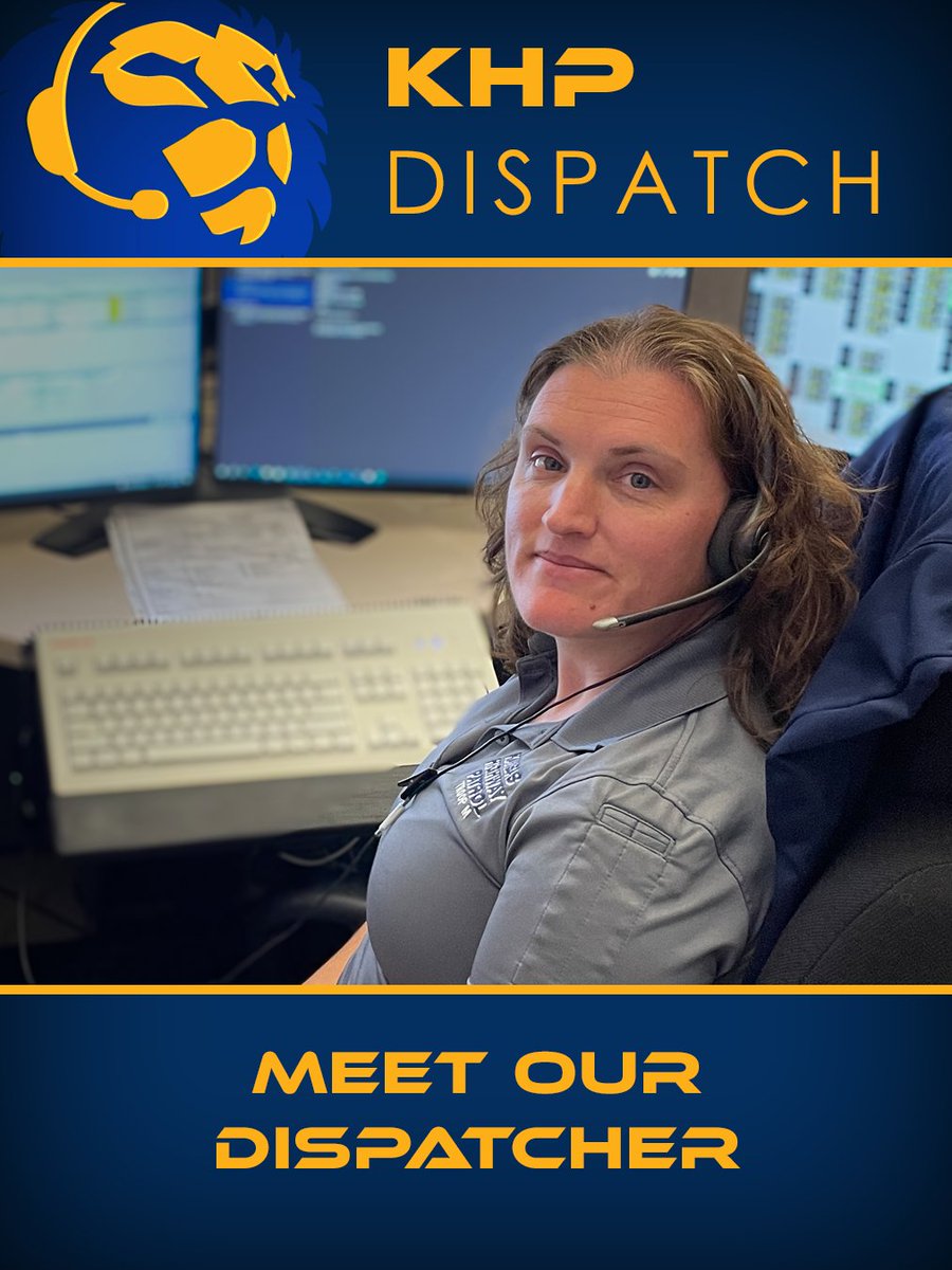 kshighwaypatrol's tweet photo. Happy National Public Safety Telecommunicators Week to Communications Specialist II Abby Linenberger!

“Hello!  My name is Abby, and I have been a dispatcher for 9 years.  My favorite thing about being a dispatcher is being able to help people.  Before I became a dispatcher, I was a para at a school.  In my free time I like to scrapbook, make cards, spend time with my niece and travel.”

⭐️The heroes behind the scenes⭐

#NPSTW    
#ThinGoldLine     
#ServiceCourtesyProtection