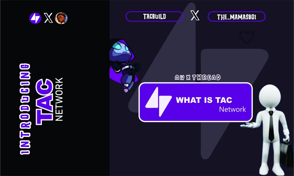 The_mamasboi's tweet photo. 🧵 1/6
Introducing Tac Network: a fresh tech wave hitting the scene. Think decentralized vibes, community power, and a platform that’s all about you. No blue check needed—I’m sold. Who’s ready to dive in? #TacNetwork #TechRevolution @emacosc @TacBuild https://t.co/lS1eXmWfTD