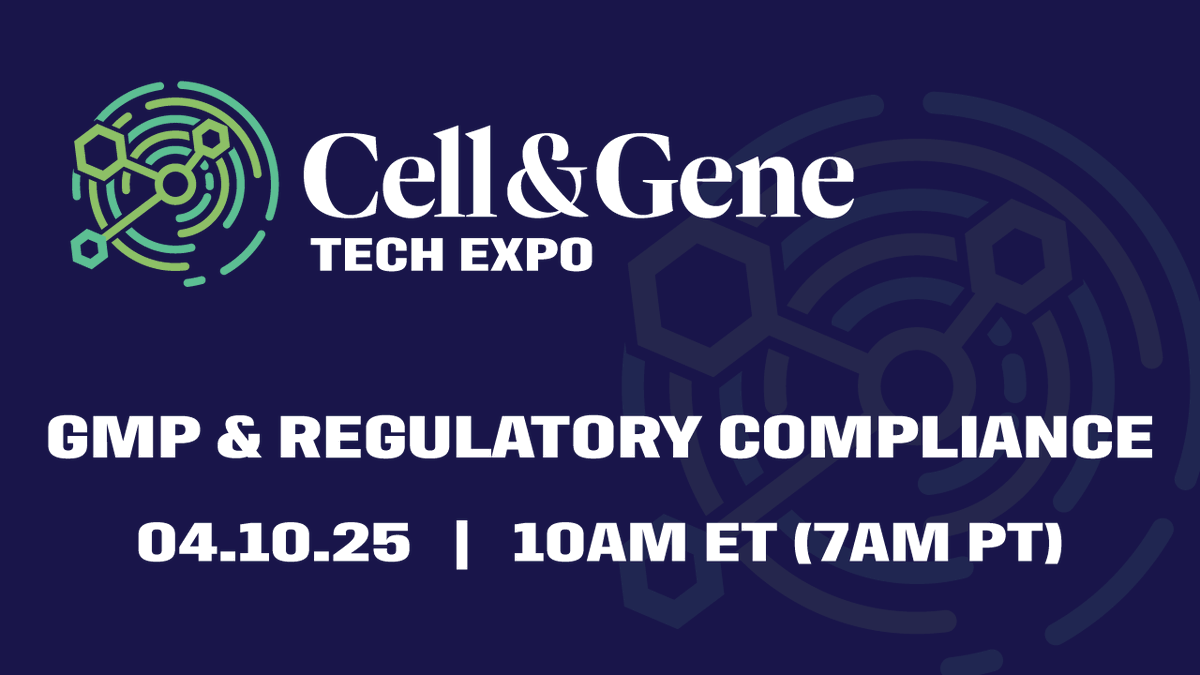 nucleusbiologic's tweet image. Join us at the Life Science Connect Cell &amp;amp; Gene Tech Expo digital event on April 10! James Kelly will showcase our GMP Services &amp;amp; discuss how we can support your #CellandGeneTherapy program from RUO to #Excipient GMP with cell culture media.

To register: hubs.ly/Q03gqdk30