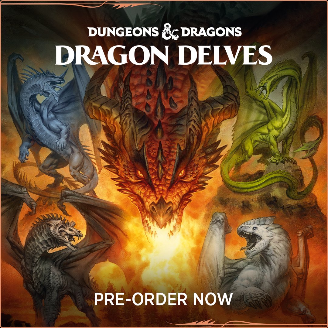 Now with more dragons in dungeons!🐲

Pre-order Dungeons &amp; Dragons: Dragon Delves now: dndbeyond.link/Dragon-Delves-…