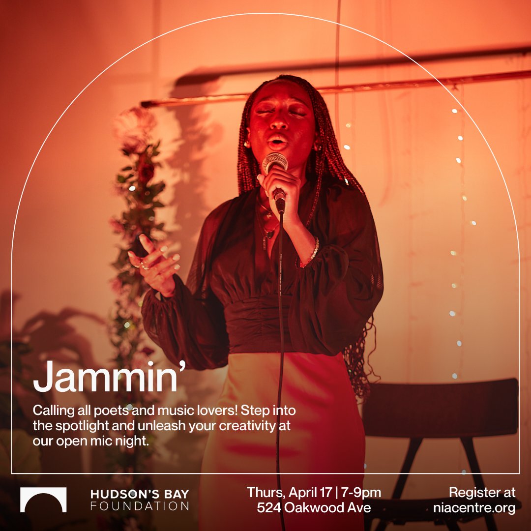 🚨Calling all poets and musicians! We’re celebrating National Poetry Month with Jammin’, an open mic/jam session night. Five poets will be selected, and five more slots are available for in-person sign-up (first-come, first-served). Learn more &amp; register: niacentre.org/events/jammin/
