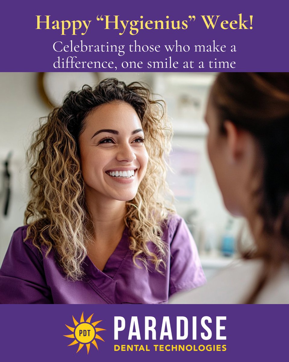 Happy Hygienist Week! 🦷✨ Celebrating all the brilliant hygienists who make smiles brighter every day and save lives through early detection and preventive care! 💙

#HygieniusWeek #DentalHeroes #SmilesMatter #PDTDental #PDT #Hygienist