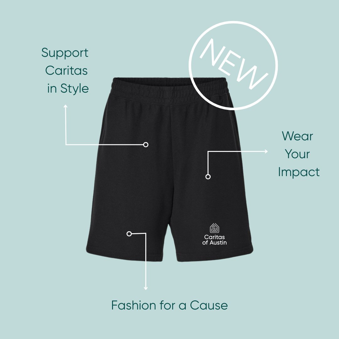 caritasofaustin's tweet image. Stay cool while supporting a great cause! ☀️ Our new shorts are perfect for beating the Texas heat while supporting our mission to end homelessness. 

Grab a pair today and shop with purpose! caritas-of-austin.myshopify.com 

#ShopForGood #CaritasAustin