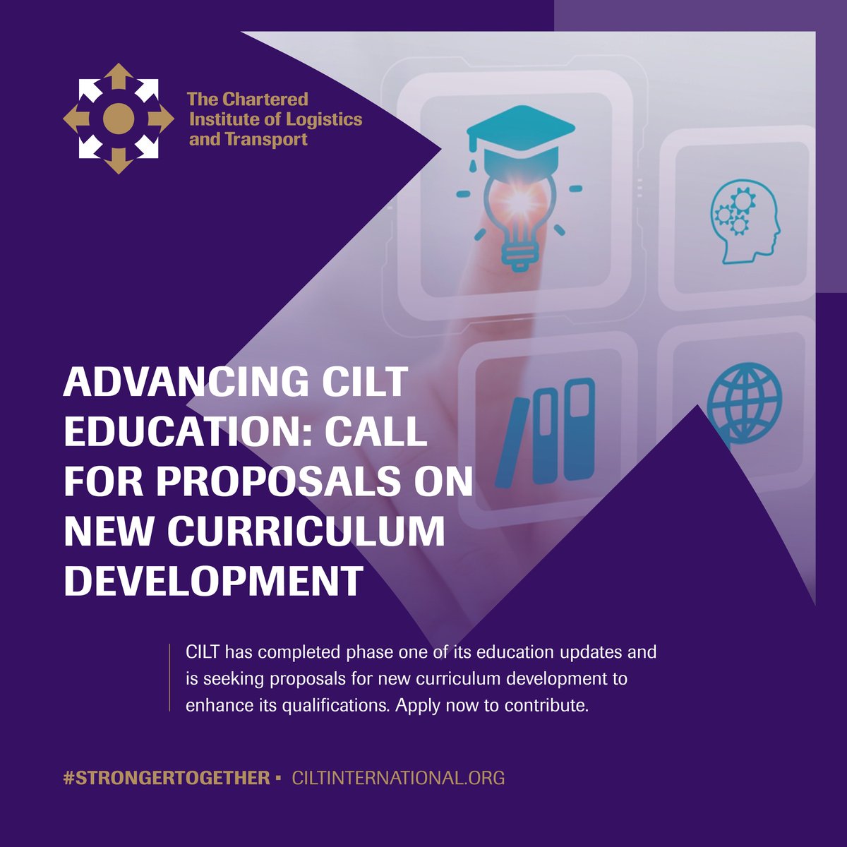 cilt_global's tweet image. Phase one of our CILT Education Updates is complete, highlighting a key priority: developing new modules for our qualifications. We&apos;re now inviting curriculum development proposals.

➡️ ow.ly/ImR450VwilV

#CILT #CurriculumDevelopment #SupplyChain #L&amp;amp;D