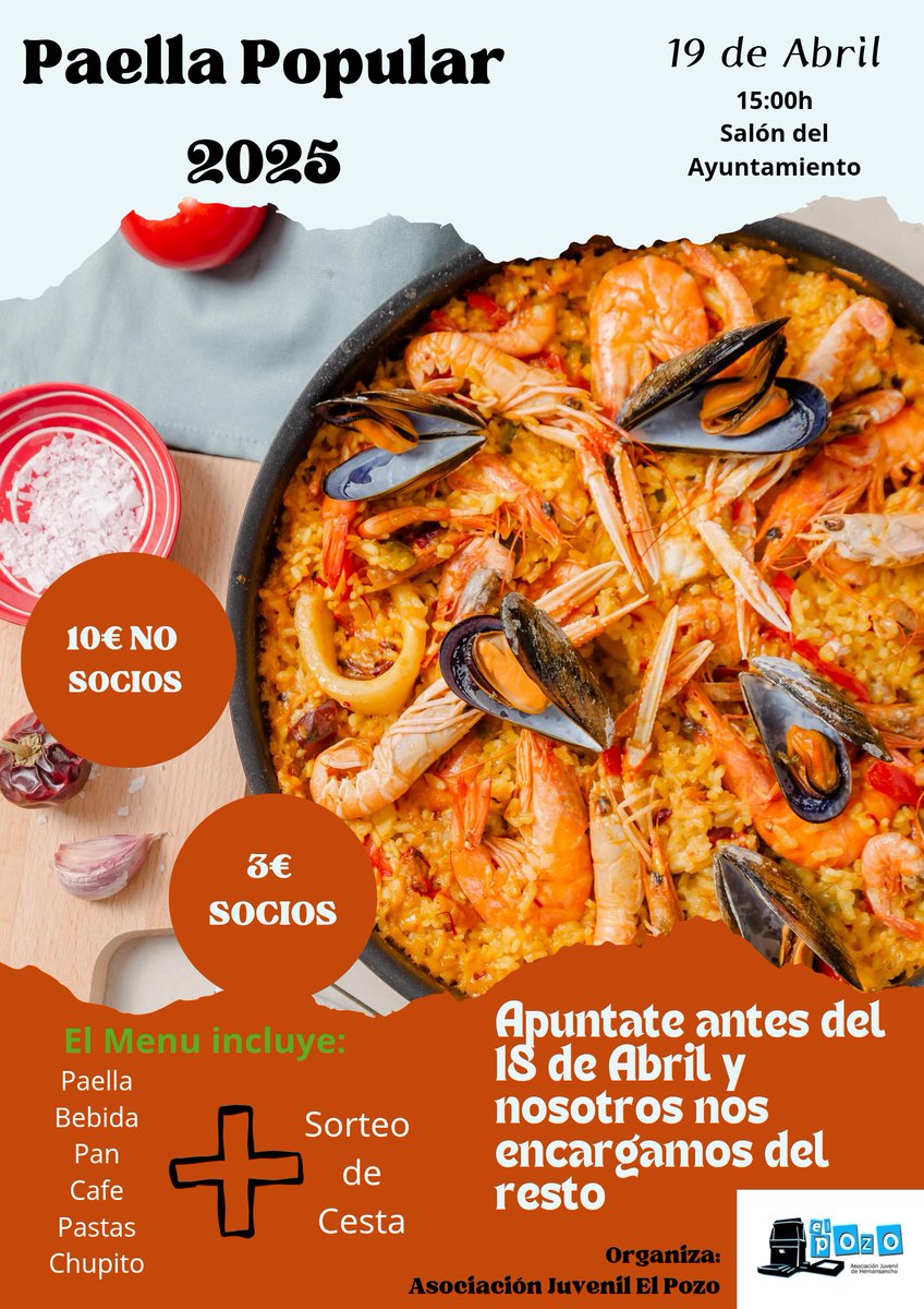 javihernan06's tweet photo. Paella Semana Santa 2025 @AJHELPOZO  https://t.co/LuJ6T8lbcA 
#hernansancho #hernansanchojavi https://t.co/oOJ91mKFeF