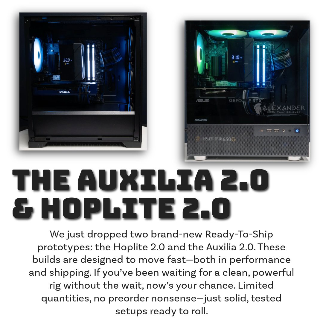 AlexanderPCS's tweet image. 💻 Your next rig is literally right here.

#PCBuild #GamingSetup #CustomPC #AlexanderPCs #RTX #PCMasterRace #BuiltNotBought