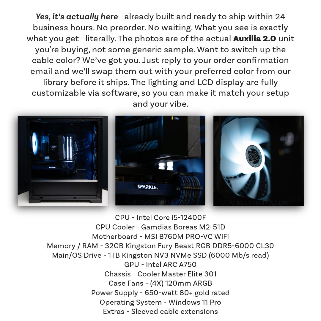 AlexanderPCS's tweet image. 💻 Your next rig is literally right here.

#PCBuild #GamingSetup #CustomPC #AlexanderPCs #RTX #PCMasterRace #BuiltNotBought