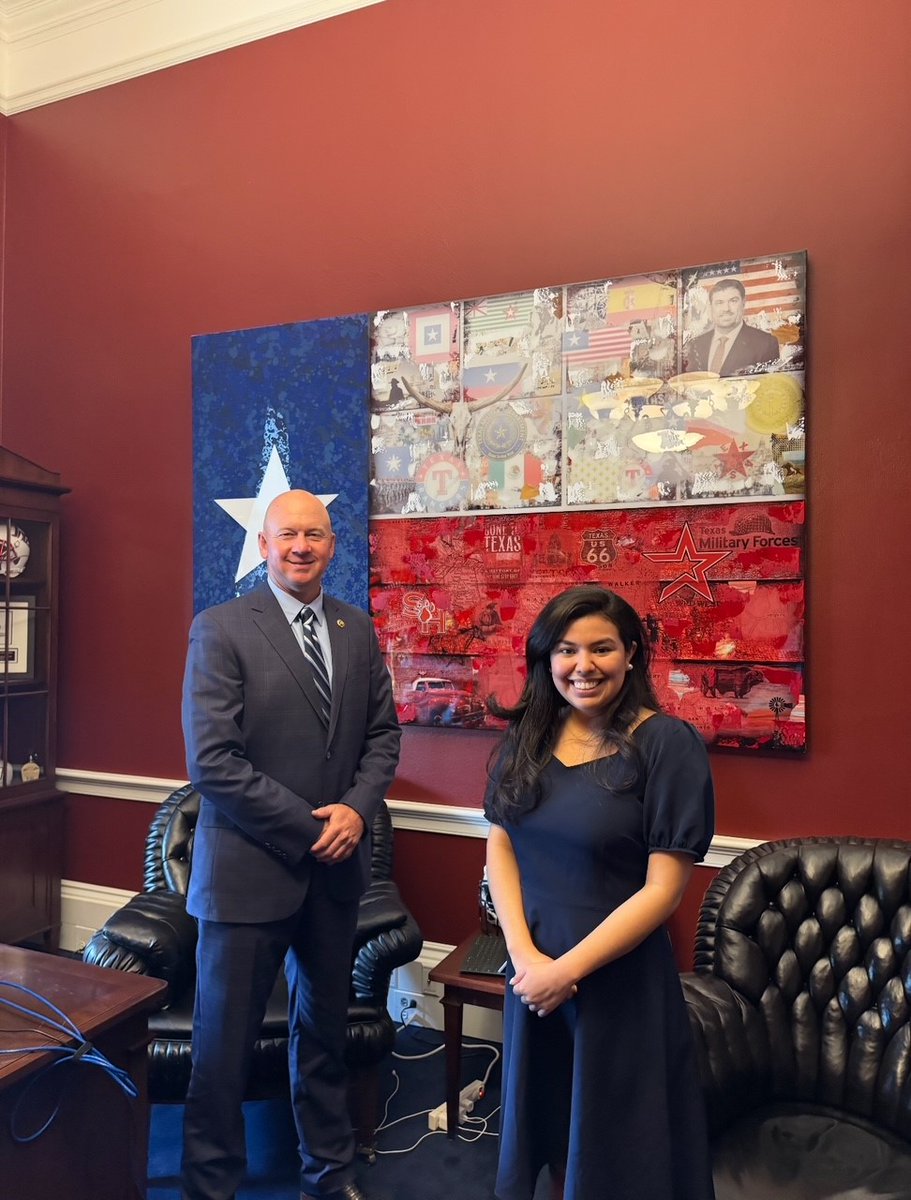 <a href="/NatlTroopers/">National Troopers Coalition</a> appreciate the time of <a href="/RepLuttrell/">Congressman Morgan Luttrell</a>'s Legislative Director today to discuss  the work of TX Troopers and to extend our appreciation to Rep. Luttrell for helping make WEP repeal a reality for our troopers, retirees and their families