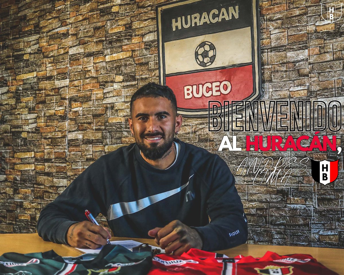 𝗕𝗶𝗲𝗻𝘃𝗲𝗻𝗶𝗱𝗼 𝗮𝗹 𝗛𝘂𝗿𝗮𝗰á𝗻, 𝗔𝗻𝗱𝗿é𝘀 𝗟𝗶𝗺𝗮 🇾🇪

Hay apellidos que pesan, que marcan una historia en el fútbol uruguayo. El tuyo, Lima, es uno de esos. Hoy, con orgullo, recibimos a <a href="/bolitalima9/">Andres Lima</a> en Huracán Buceo.

𝙋𝙤𝙧𝙦𝙪𝙚 𝙚𝙨𝙩𝙤 𝙚𝙨 𝙃𝙪𝙧𝙖𝙘á𝙣 🌪️