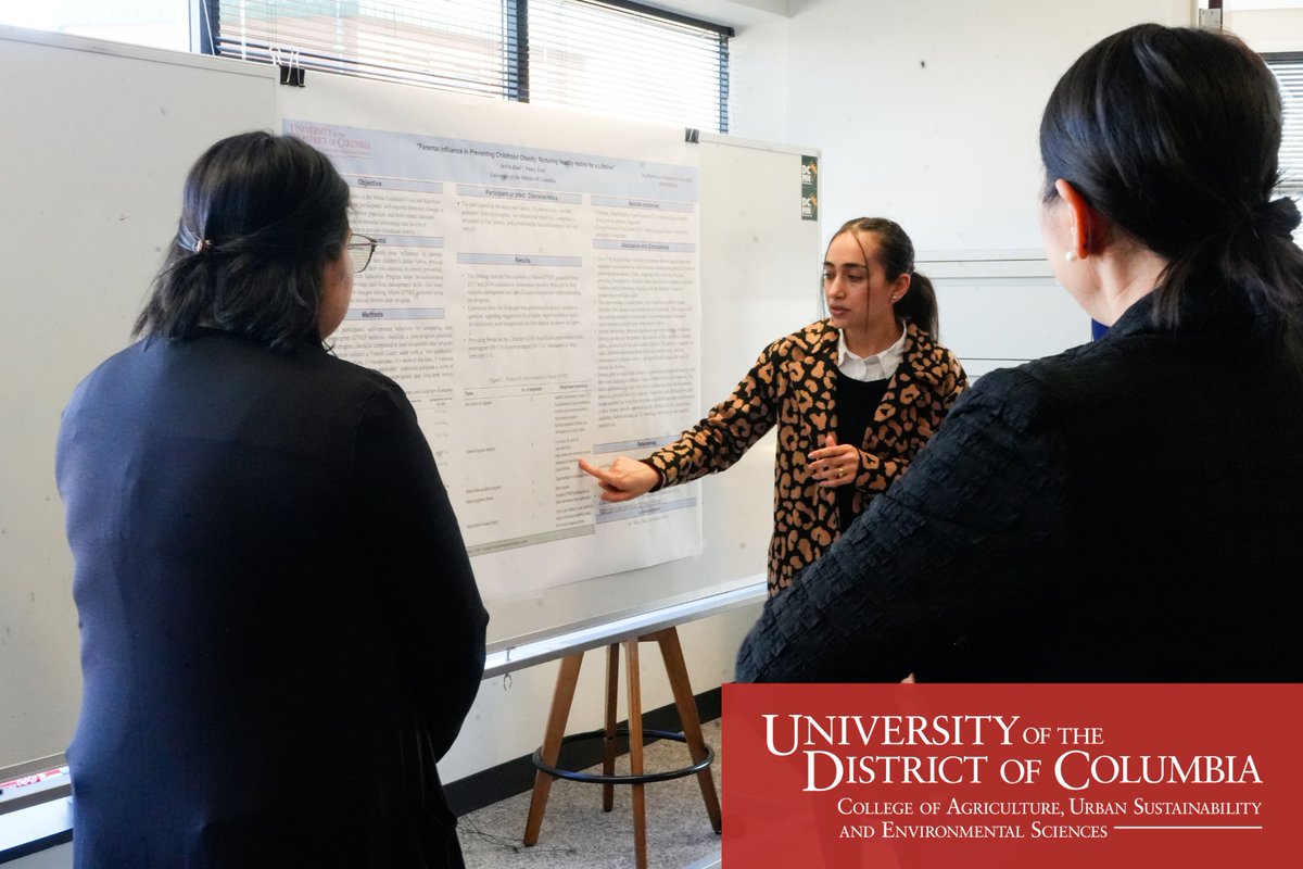 April 1, #UDCCAUSES took part in UDC’s Research Week 2025! 

CAUSES students and faculty showcased innovative solutions, led insightful discussions, and fostered exciting collaborations. The energy was incredible! 

Huge thanks to everyone who made CAUSES Research Day a success!