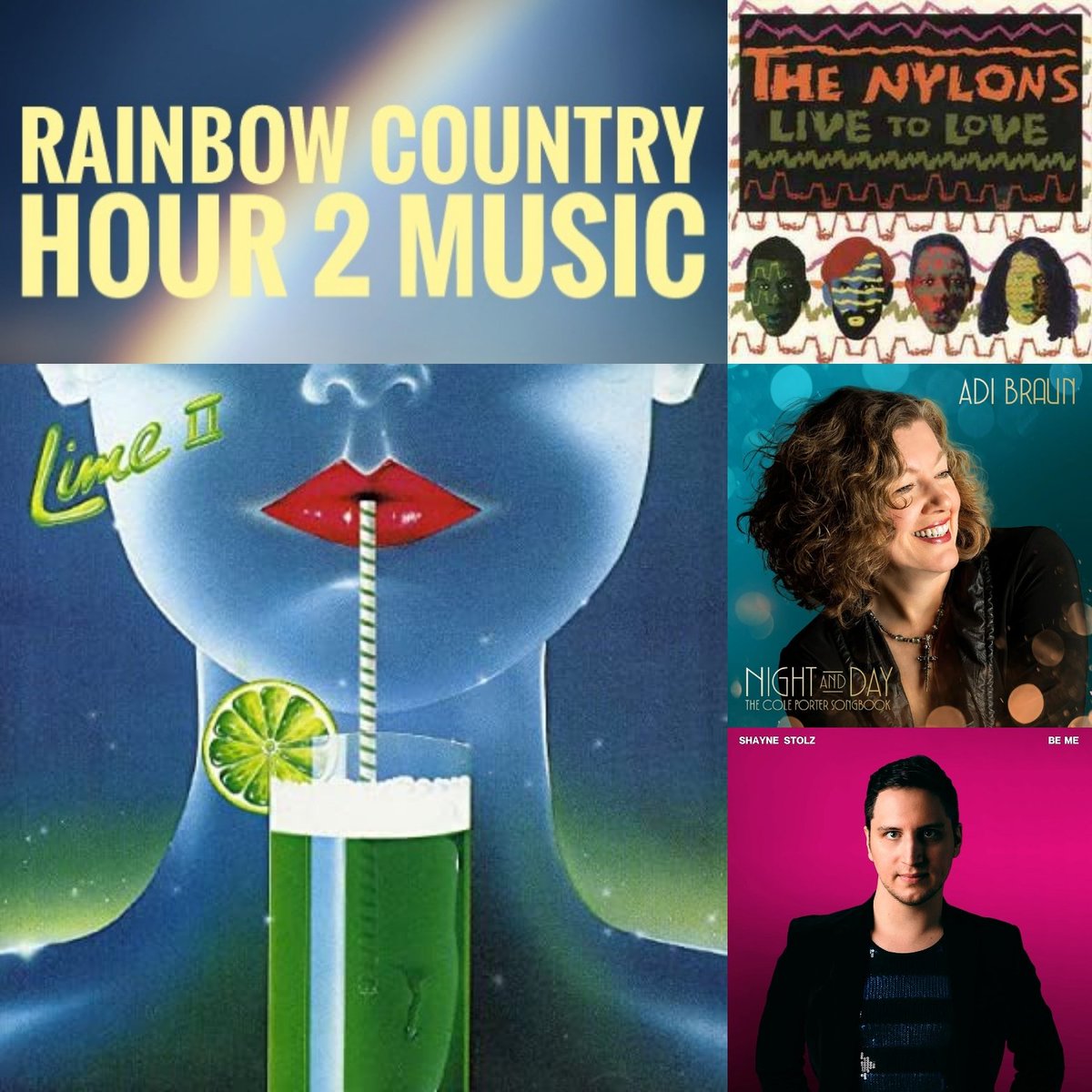 MarkTaraMusic's tweet photo. #RainbowCountry🌈
THIS WEEK ON AIR!
Tuesday - Monday
Broadcast Radio
Streaming
Podcast
🌈
HR 2 #Music
80s - #Lime
Acapella - #TheNylons
Electronic - @ShayneStolz
Jazz - @AdiBraun2
🌈
SCHEDULE
https://t.co/0KumQoT2Ro https://t.co/EKGXGRgYbG