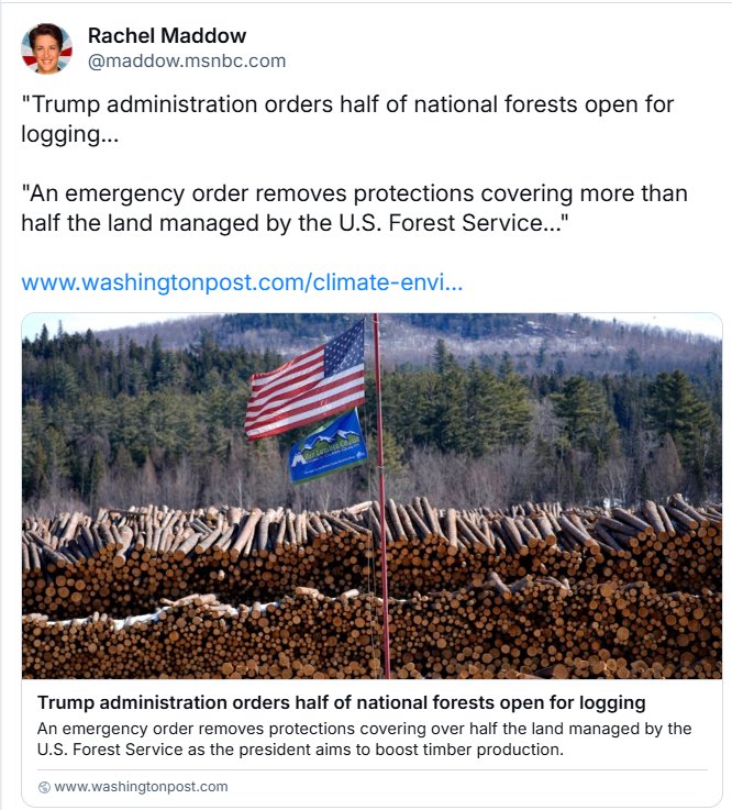 This is going to devastate our climate and our national environment. It would take centuries to recover our forests.