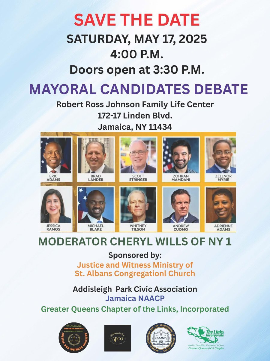 First Mayoral debate in Southeast Queens hosted by <a href="/cherylwillsny1/">Cheryl Wills🔛</a> 📍