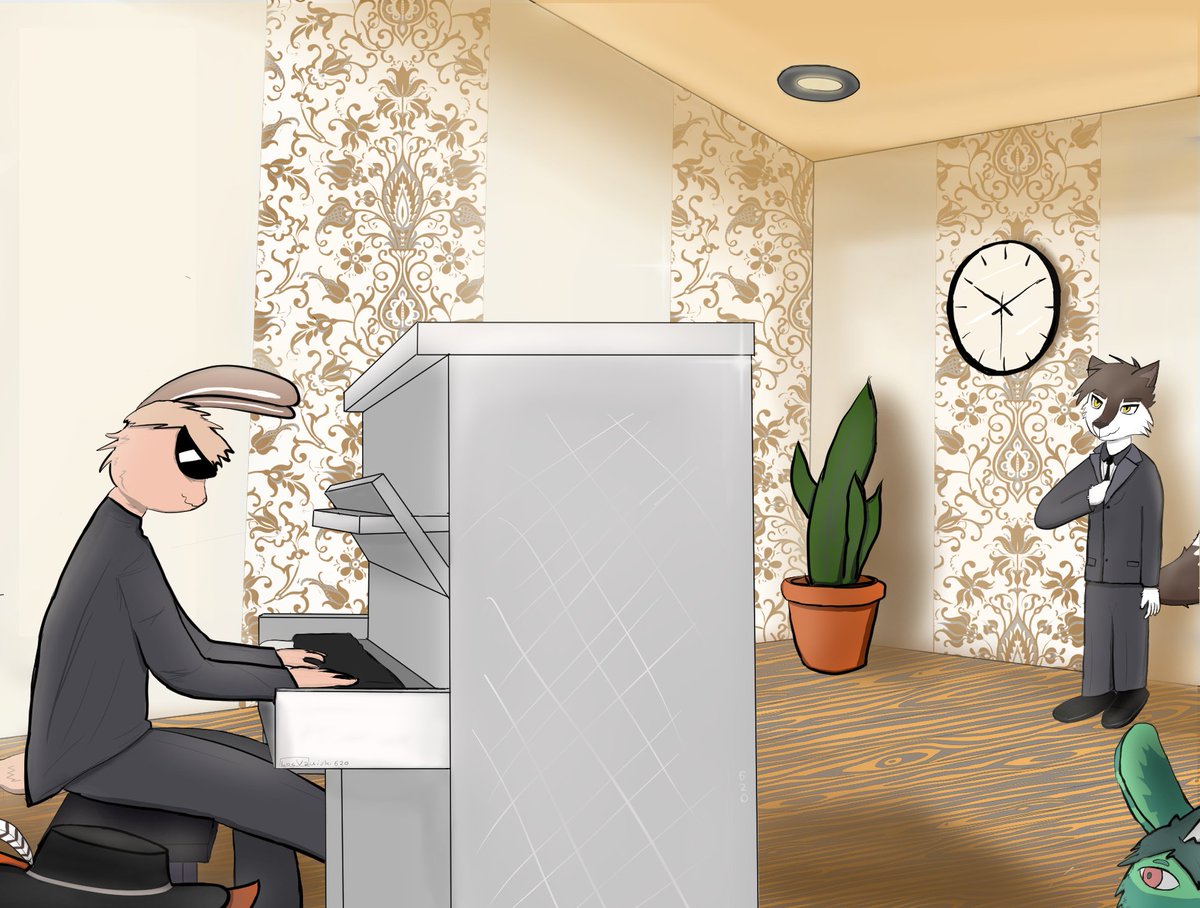 I’ll start uploading my work from now on.
This is the piece I made for Thaitails 2025

#furry #furryarts