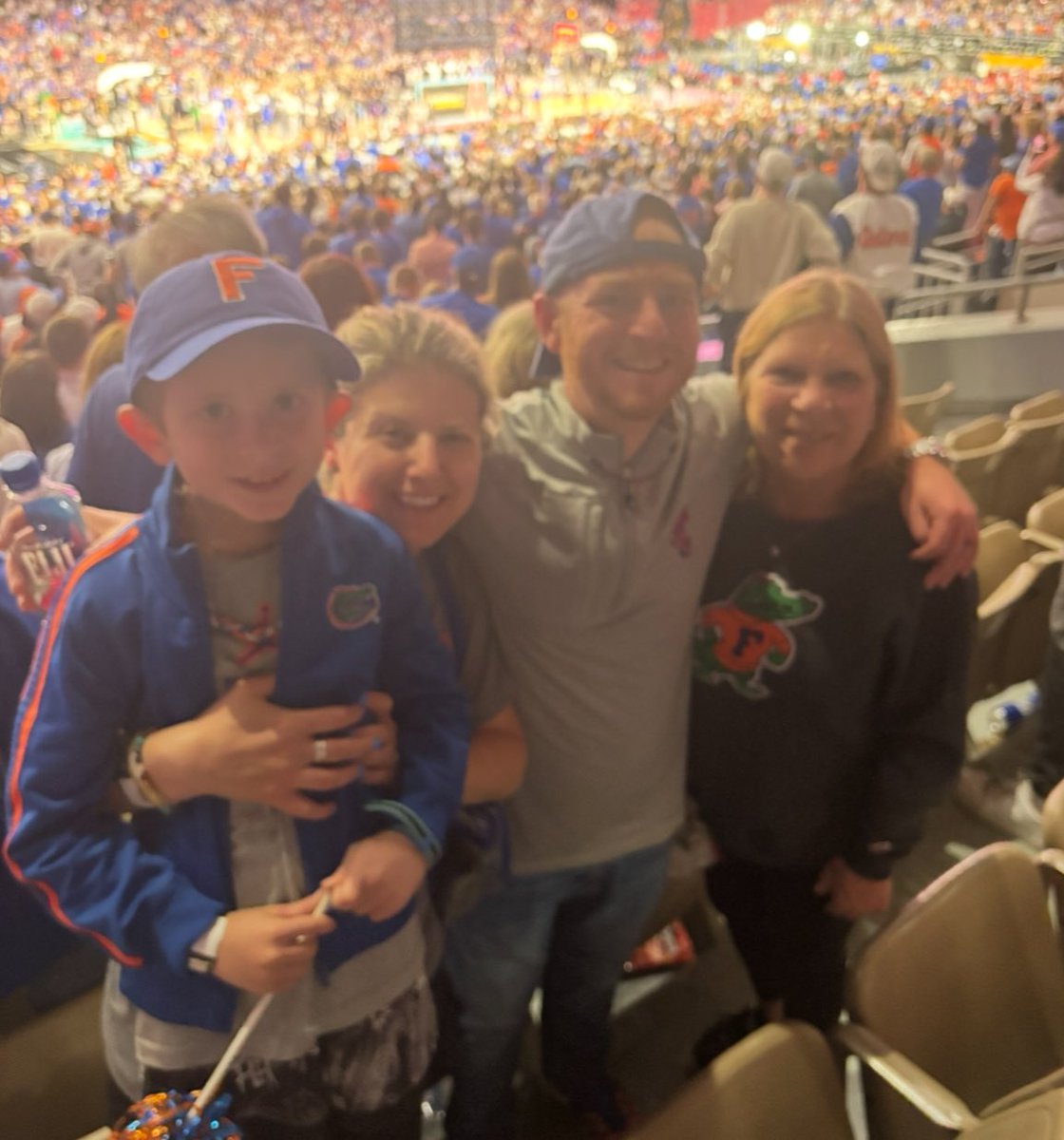 Sucked not having dad there, but somewhere a short jet black haired guy was celebrating a Gators win. Go Gators.