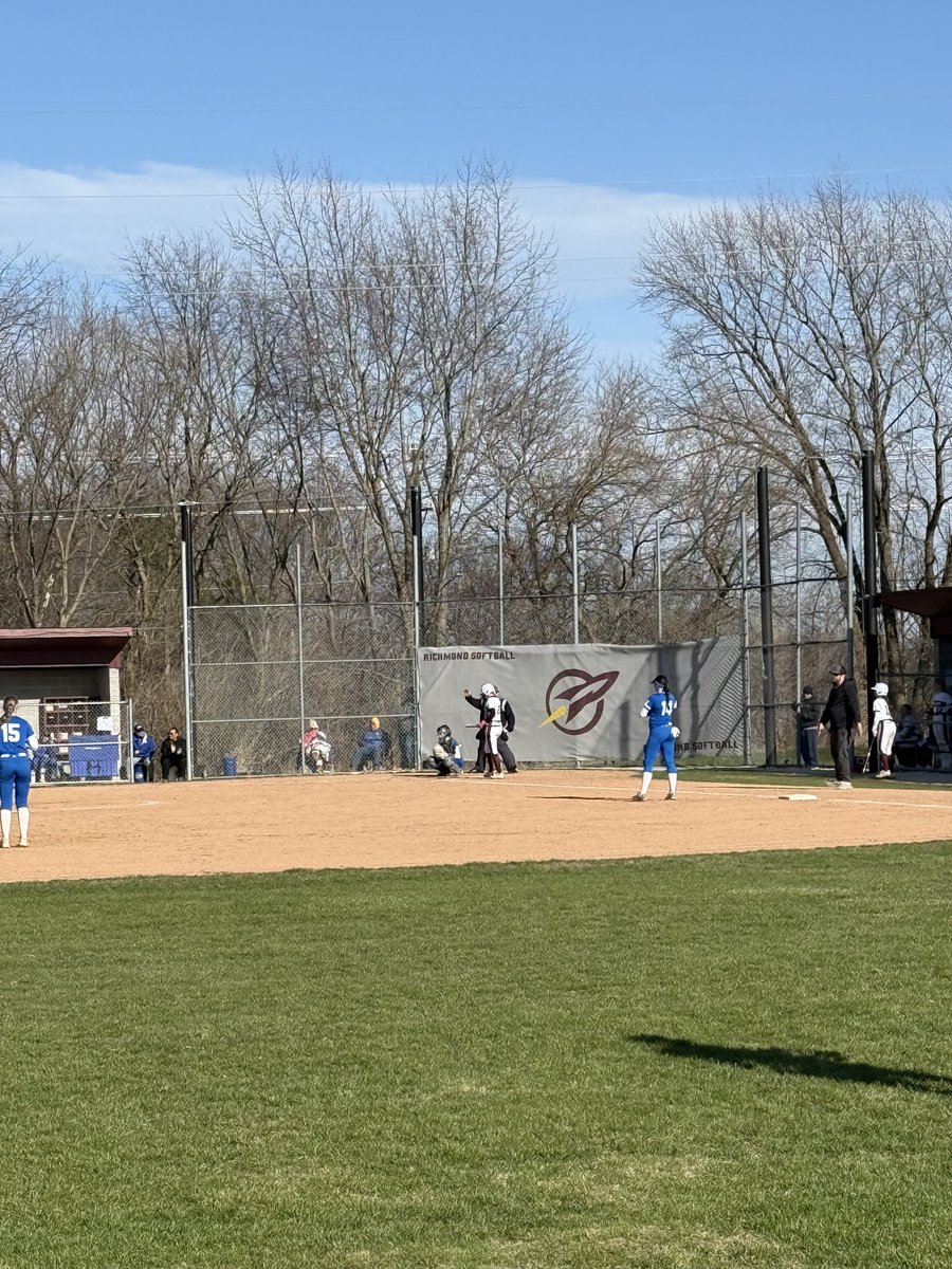 Rival Johnsburg in the house for baseball and softball today. Nice and sunny!