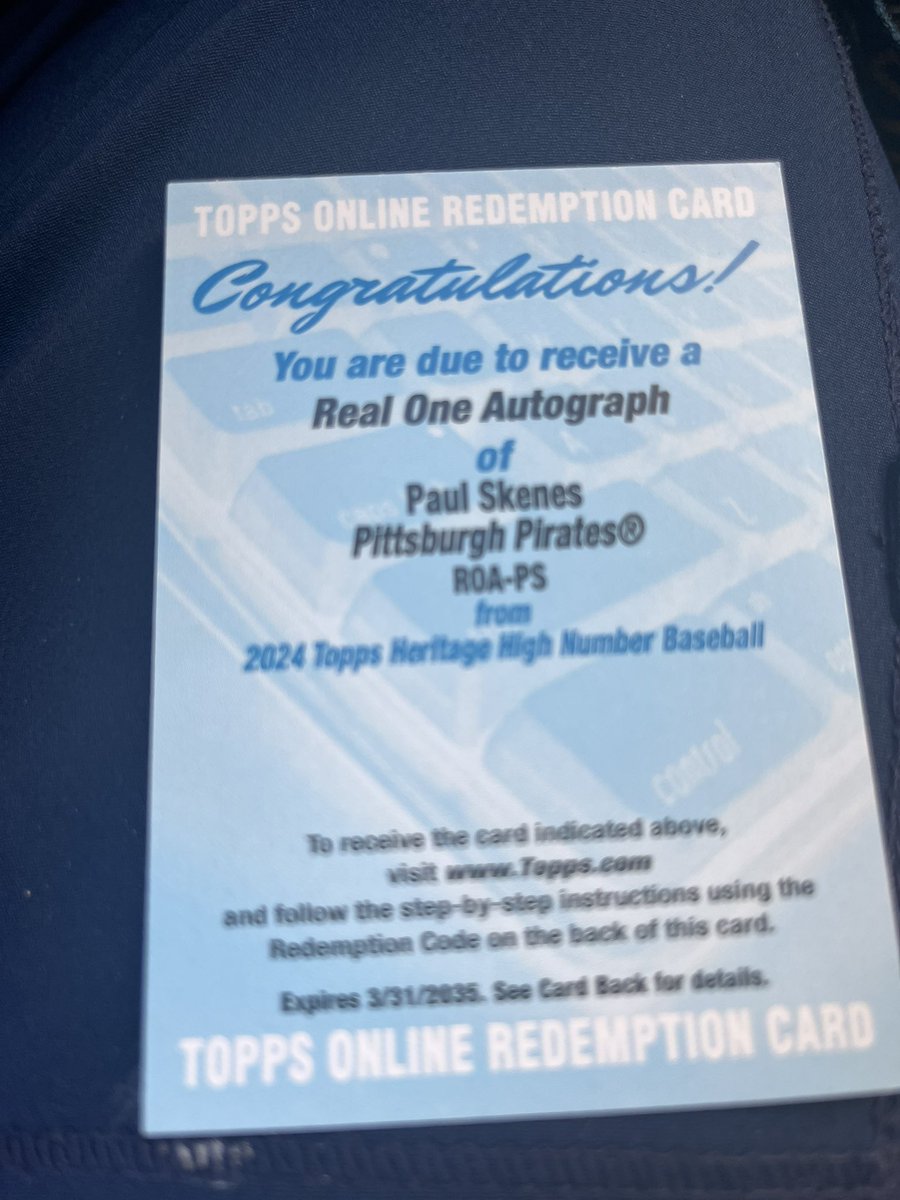 The pull of a life time!!!!!!!!! 
#Speechless
<a href="/ericwhiteback/">ericwhiteback</a> 
<a href="/Topps/">Topps</a>