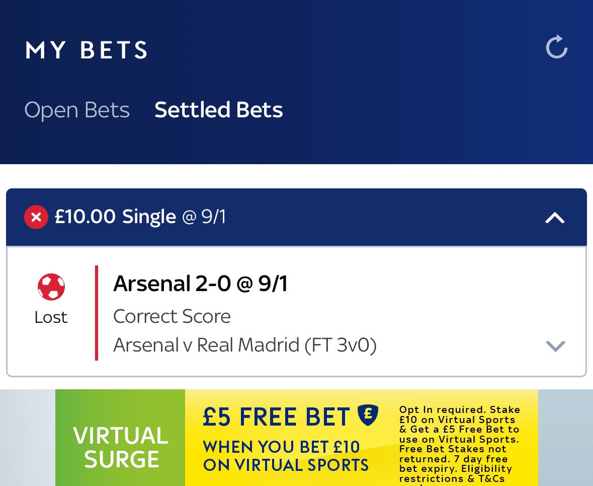 LukeWB81's tweet photo. @GoonerHillsy cost me £100!! https://t.co/13QuqOcfJh