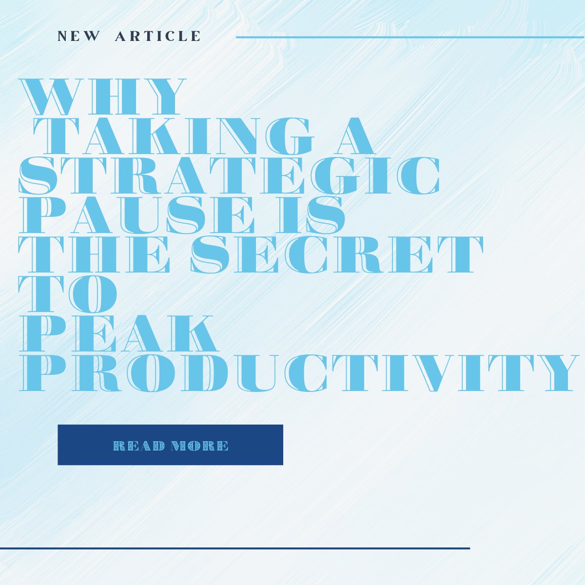 DiamondAdvanEdg's tweet photo. It might seem counterintuitive, but taking a pause in the workday drives results. https://t.co/WMVP5tD28z #Productivity #Results #Strategy #DiamondAdvanEdge #Change #Workday https://t.co/UuaphwEudI